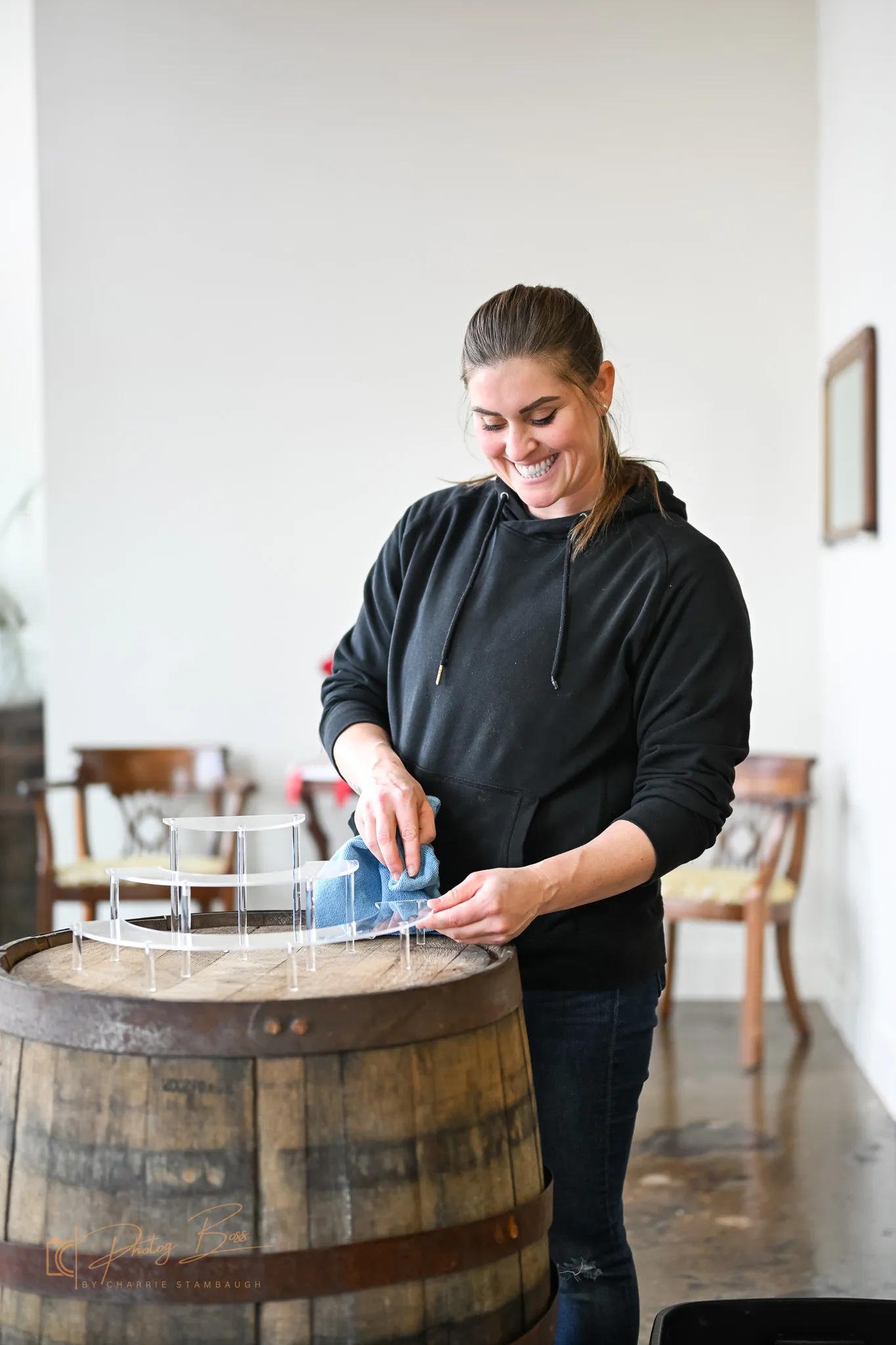 Bar and barrels at 24 Shelby