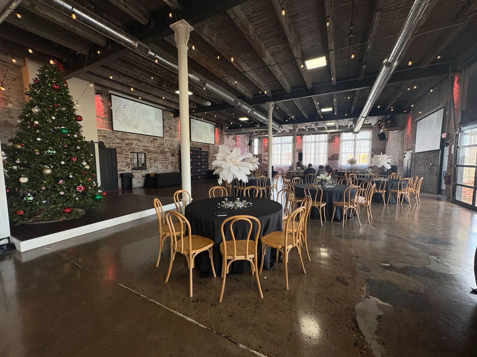 Corporate venue interior at 24 Shelby