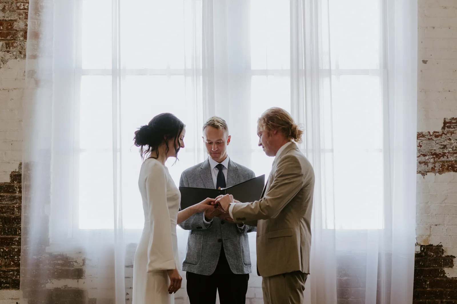 Wedding vows at 24 Shelby